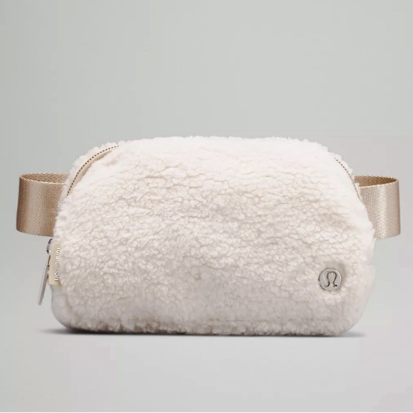 lululemon athletica Handbags - White Sherpa belt bag